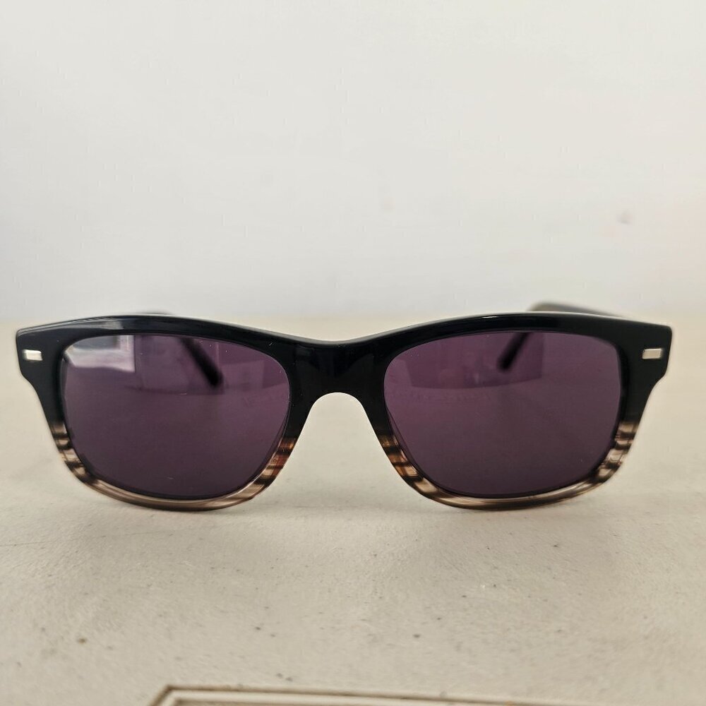 Archer & Avery C218 Black/Clear Fade Sunglasses Full Rim 54-18-145